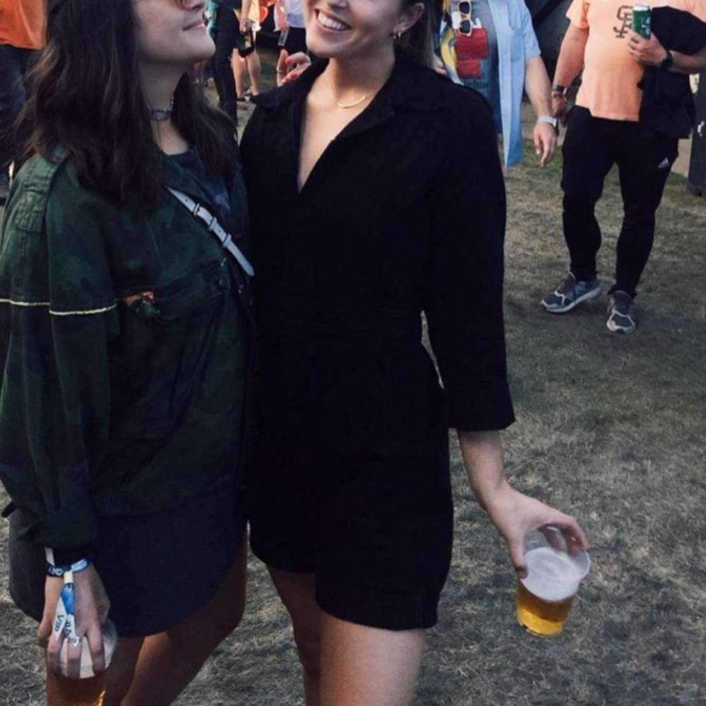 Nasty Gal Denim Utility Romper